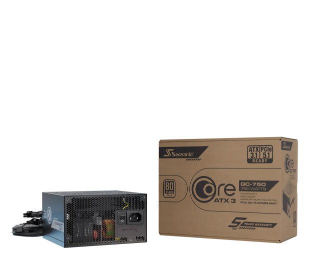 Seasonic Core GC 750W 80 Plus Gold ATX 3.1 - 1603314 - zdjęcie
